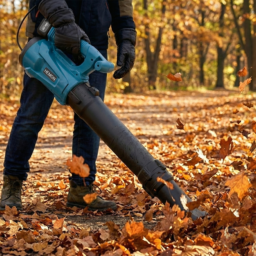 헤몬 송풍기 무선 대형 대포 낙엽청소기 블러워 충전 제설 송풍기 풀세트 이미지 4