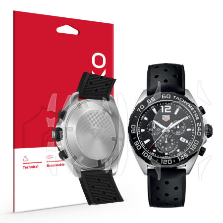 태그호이어 포뮬러1 크로노그래프 43mm CAZ1010.FT8024 액정+후면+버클 외부 전신보호필름 1세트