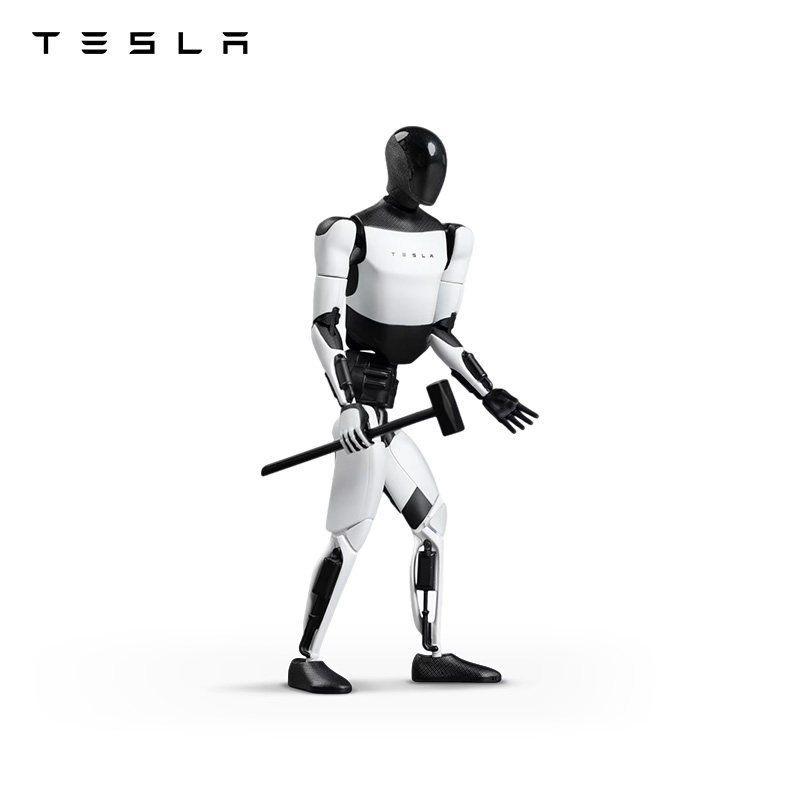 공식 테슬라 테슬라봇 Tesla Bot 피규어 장식품 휴머노이드 인형 로봇 장식 2종 테슬라봇 - 상세 이미지 2