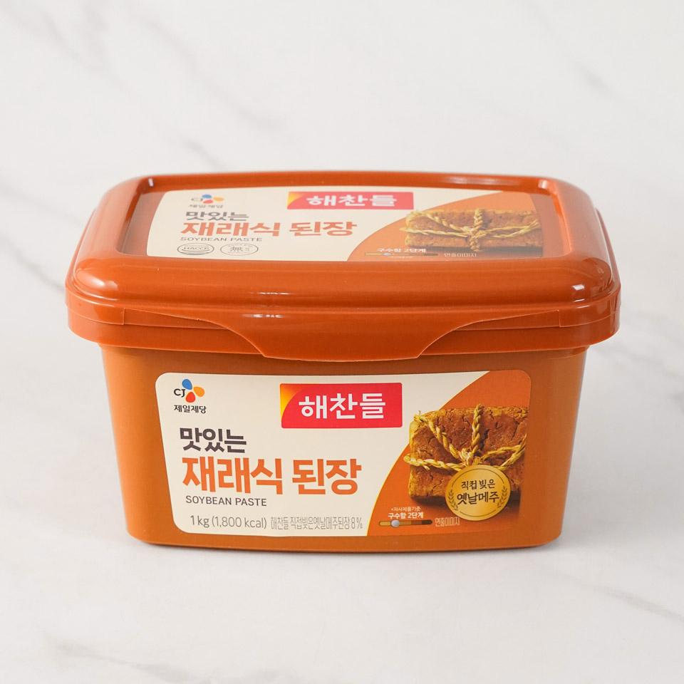 메가마트 CJ 해찬들 재래식 된장 1kg - 상품 이미지