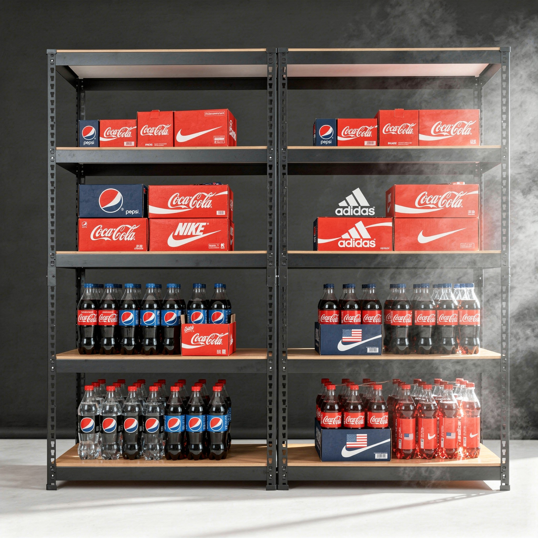 스피드랙 철제선반 조립식 앵글 선반 베란다 펜트리 무볼트 창고 건조기 렉 3030605단