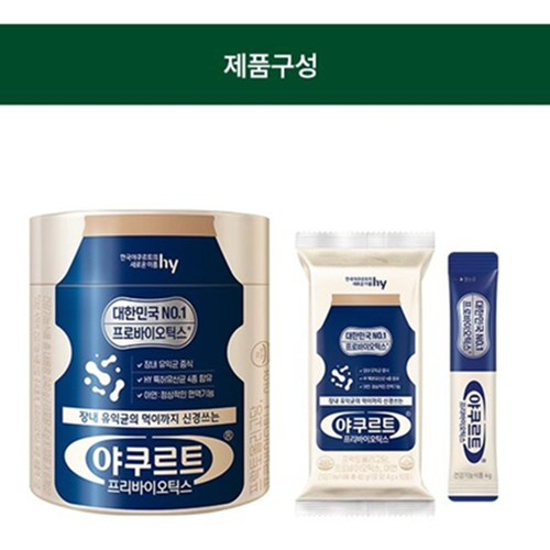 한국야쿠르트 프리바이오틱스 FOS 60포 1박스 2개월 장건강 유산균 먹이 프락토올리고당 - 상세 이미지 3