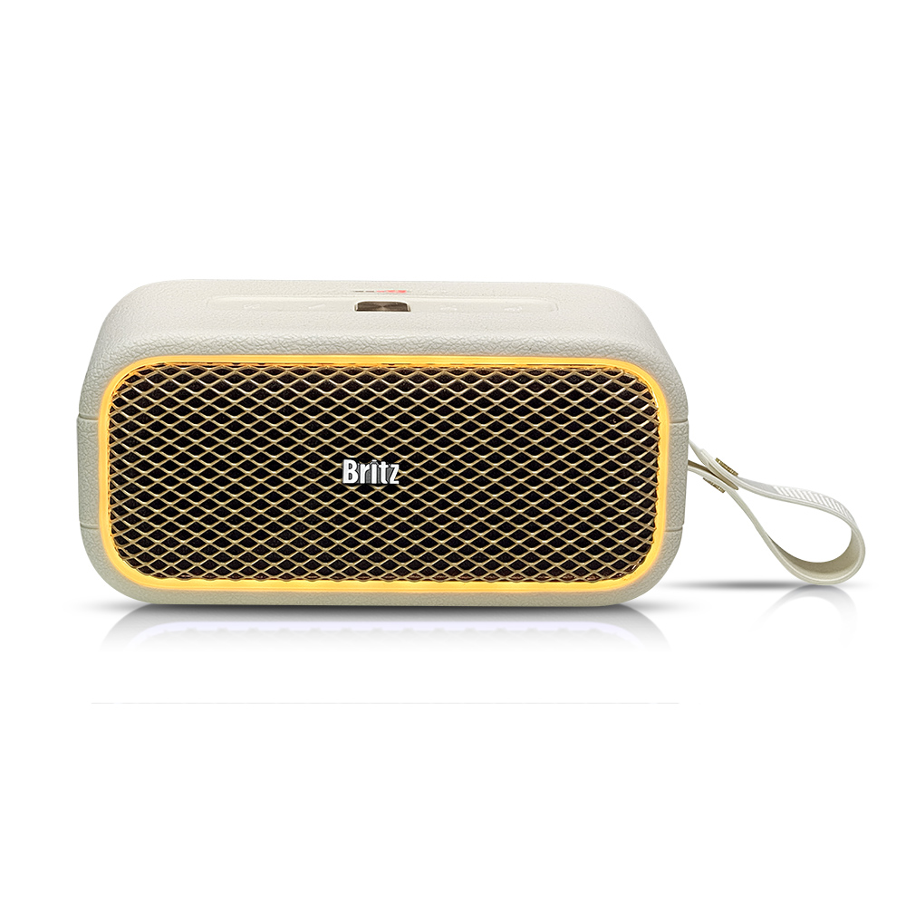 브리츠 블루투스 스피커 40W 아웃도어 스피커 TWS 방수 BZ-WX9 아이보리 제품 이미지
