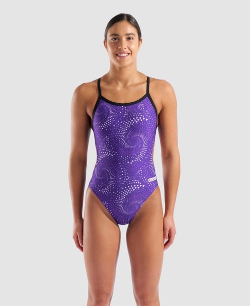 Arena Fireflow Challenge Back One Piece Black/Team Purple, 36 - 상세 이미지 2