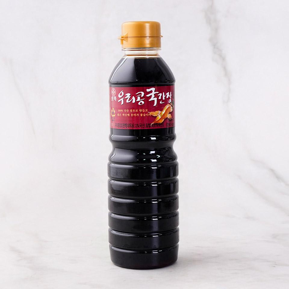 메가마트 오복 우리콩 국간장 500ml - 상품 이미지