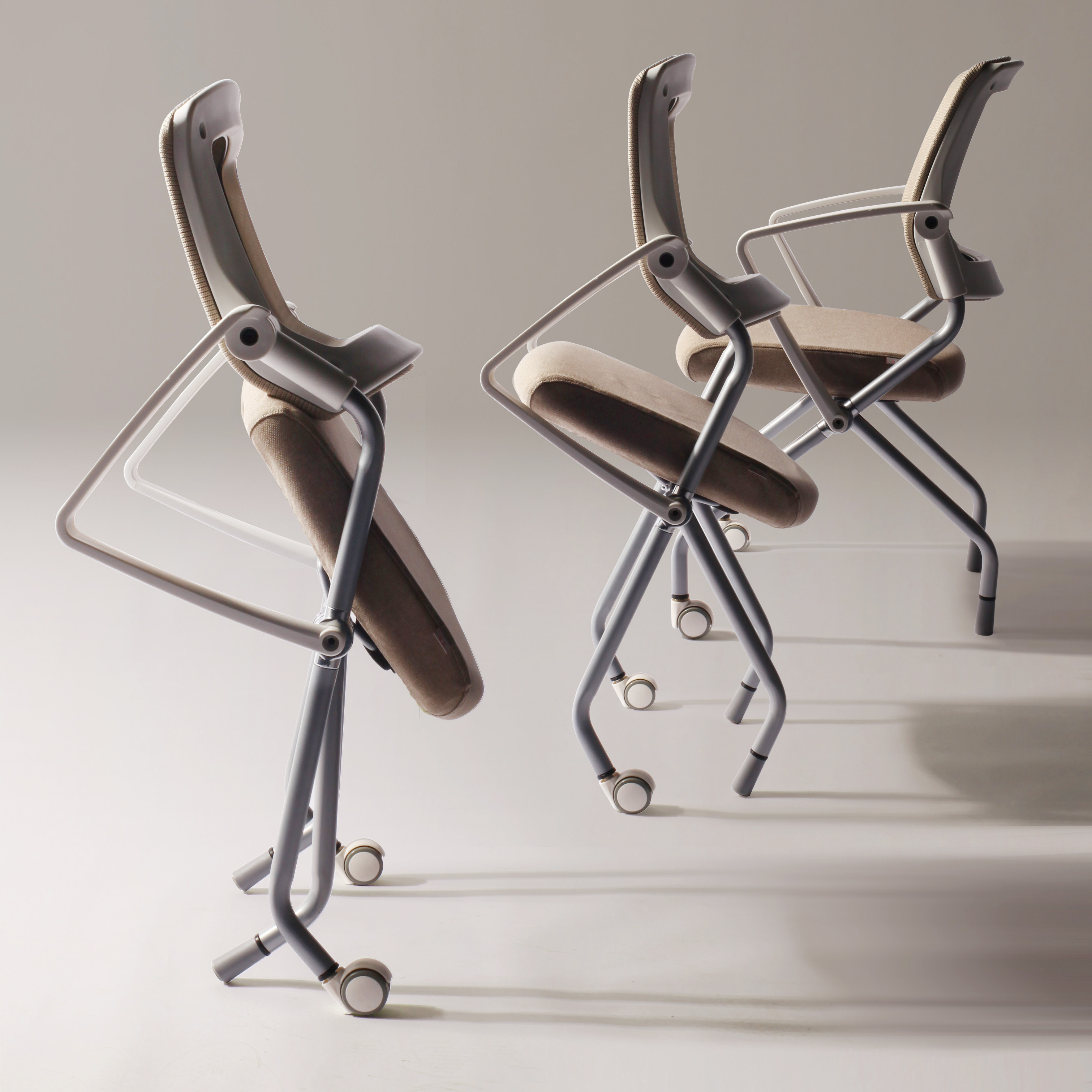 뷰티즈체어 접이식 학생 공부 바퀴없는 책상 의자 회의용 서울대 틸팅 조절, 3.W 라베