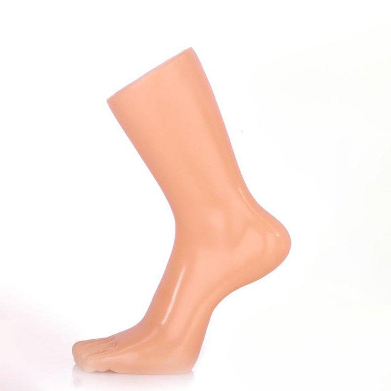 발가락 양말 마네킹소품 매장 모형 발 촬영 스타킹 실리콘 신발 발목 살색 왼쪽 피부색 다섯 발가락 - 상세 이미지 2