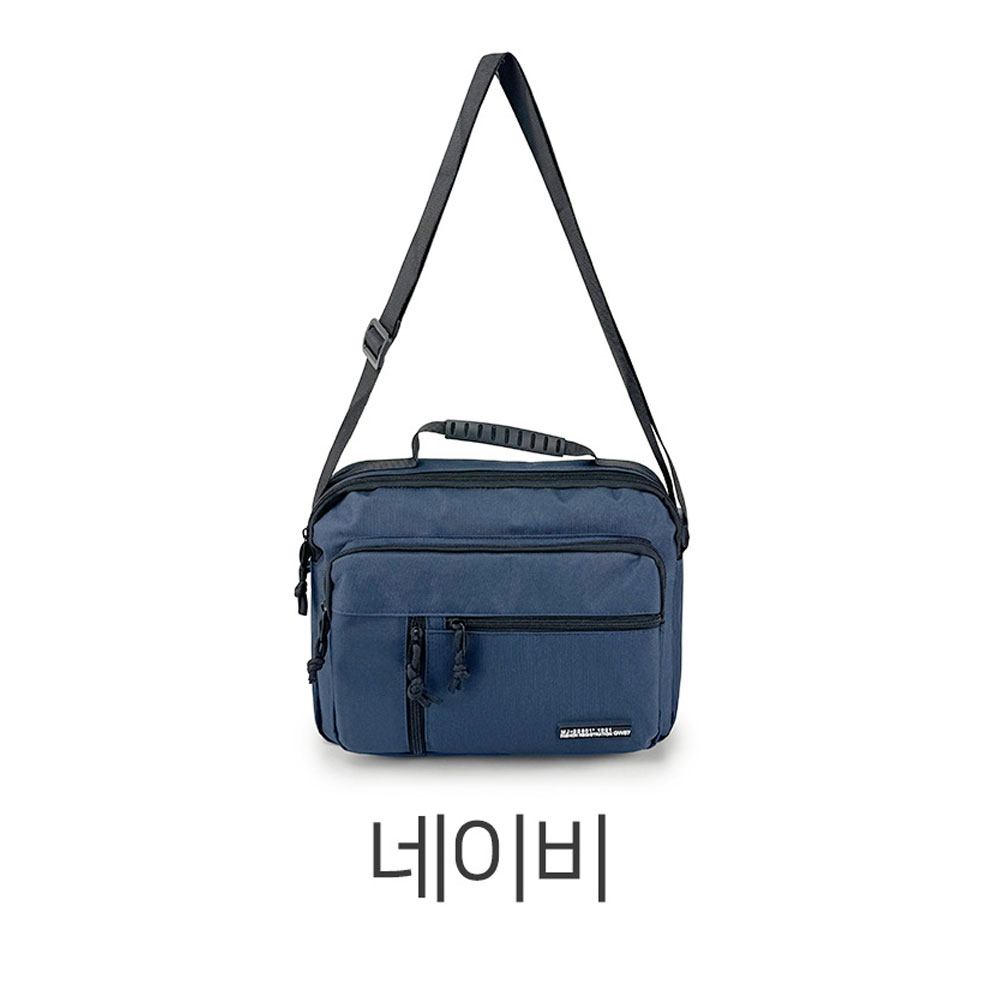 남성 메신저백 데일리 크로스백 수납력 좋은 캐주얼 출퇴근 크로스 가방 - 상세 이미지 2