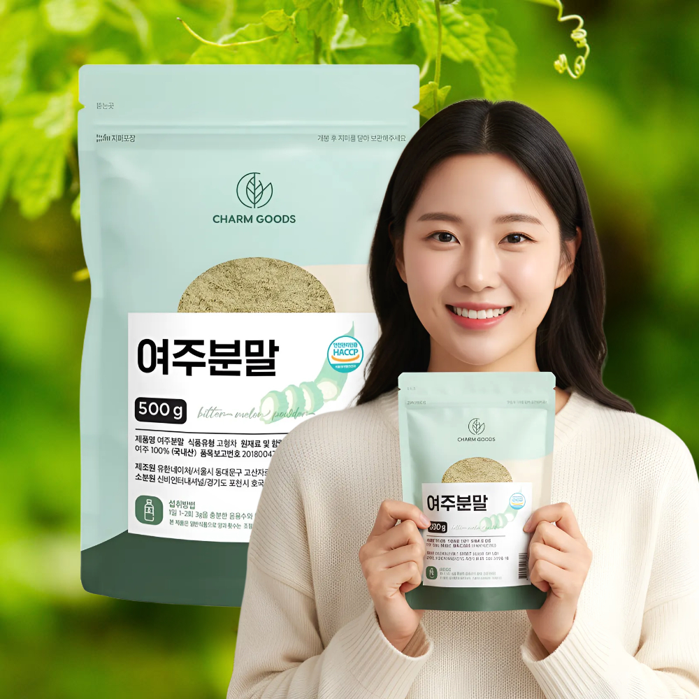 국산여주가루 500g 여주분말가루 효능 - 상품 이미지