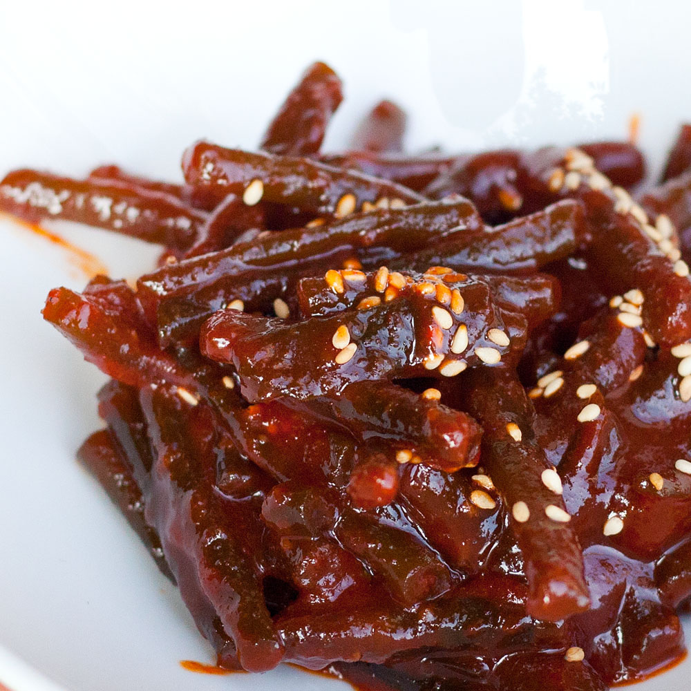 고추장 양념 마늘쫑 장아찌 강순옥명인 국산 반찬 500g 순창 장본가 이미지 8