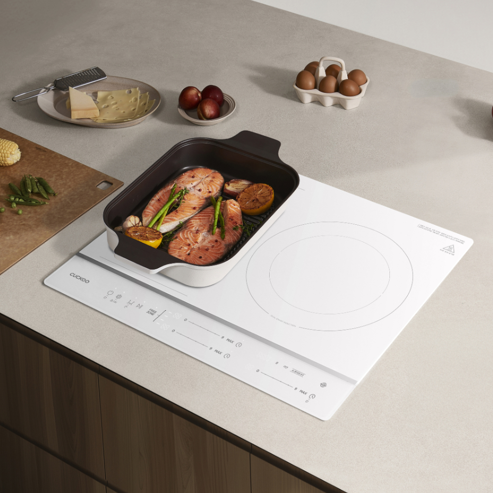 쿠쿠 프리존 AI 인덕션 화이트 3구 CIR-GSNL301FW