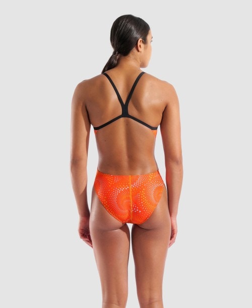 Arena Fireflow Challenge Back One Piece Black/Team Orange, 36 - 상세 이미지 3