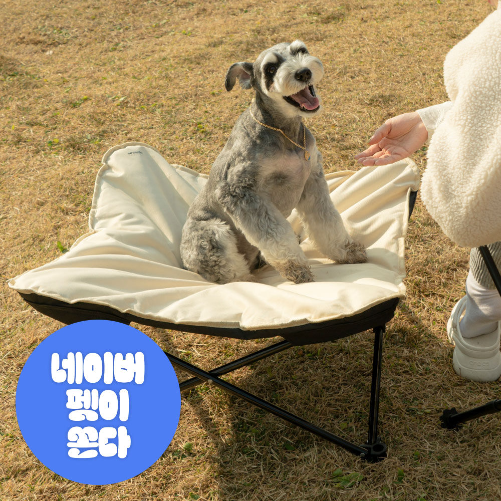 펫트리움 캠핑체어 강아지 의자 해먹 쇼파 침대 캠피체어