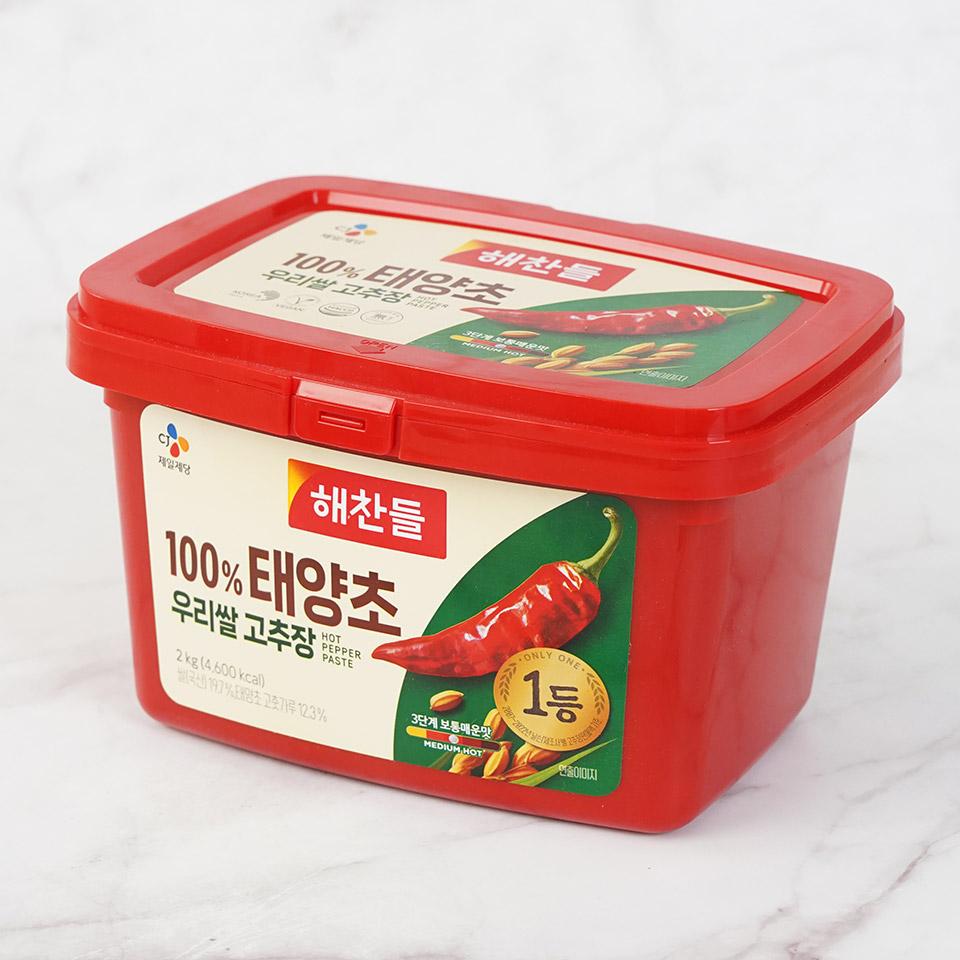 메가마트 CJ 해찬들 태양초 우리쌀 고추장 2kg - 상세 이미지 2