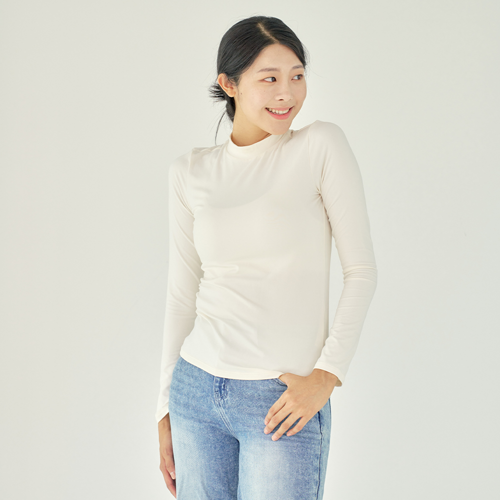 [12월 슈퍼적립] 소프트 웜 하프넥 롱 슬리브 AWWDTL702