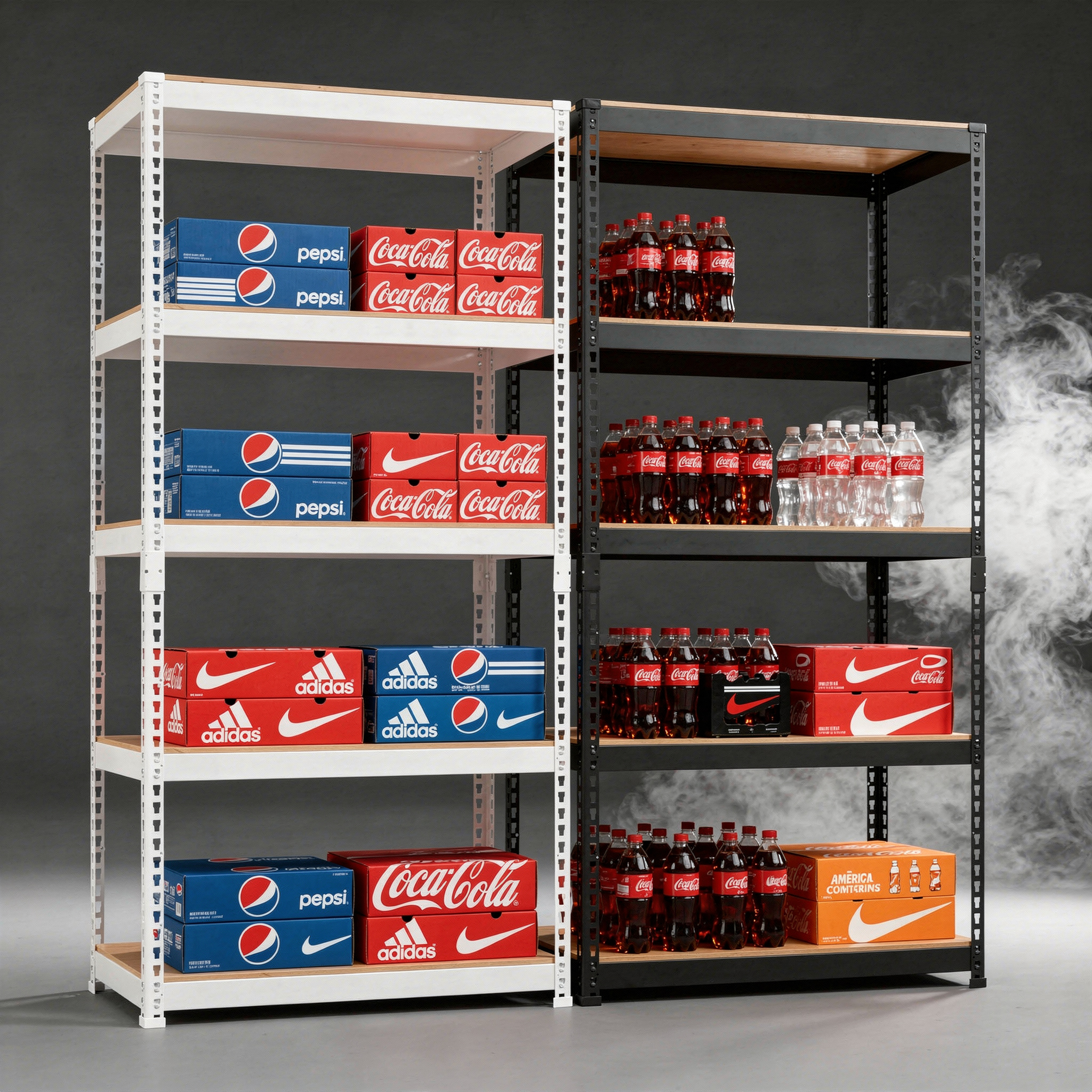 스피드랙 철제선반 조립식 앵글 선반 베란다 펜트리 무볼트 창고 건조기 렉 3030605단