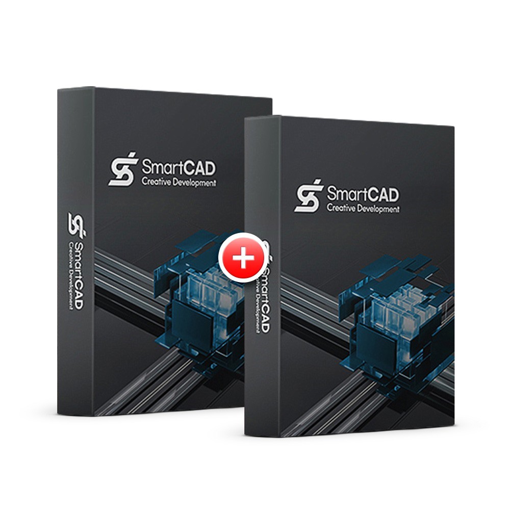 스마트캐드 SmartCAD Standard 1+1 기업용 영구사용 라이선스 / 오토캐드호환 - 상품 이미지