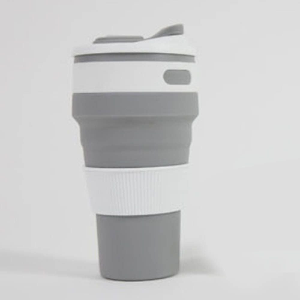 접이식텀블러 가벼운템블러 접는실리콘물통500ml 랜덤 - 상품 이미지