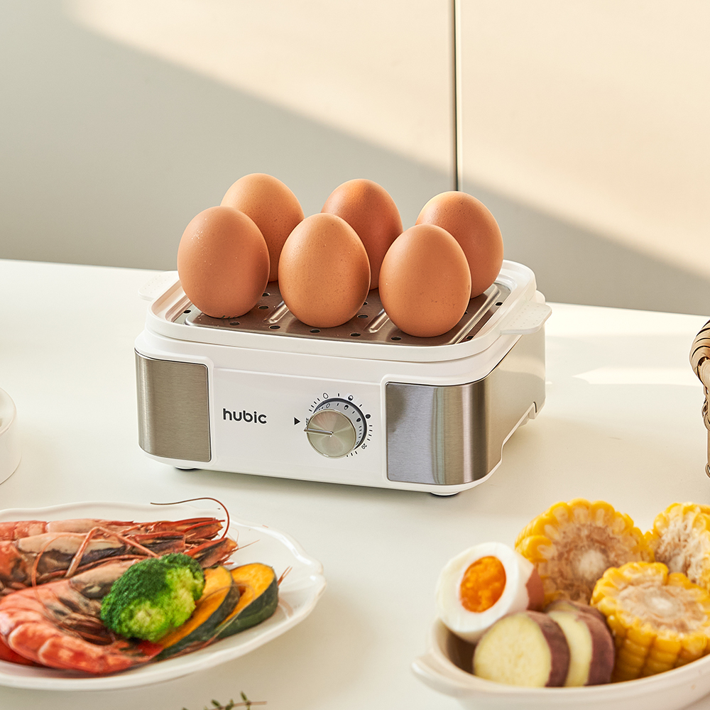 [NEW 26년형]휴빅 계란찜기 계란 삶는 찌는 기계 달걀 반숙기 타이머 에그쿠커