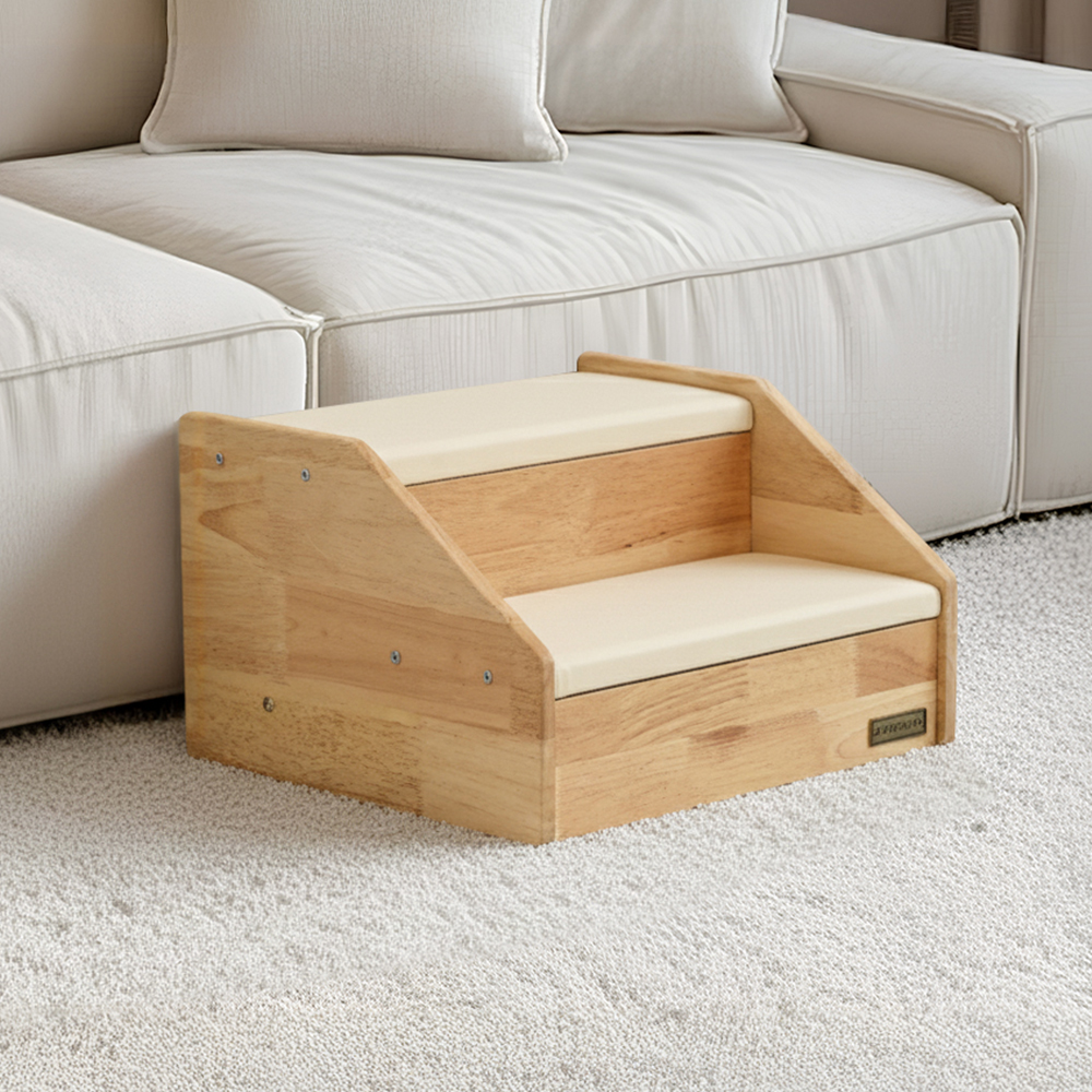 펫코본 원목 논슬립 강아지 계단 침대 애견 고양이 2단 제품 이미지