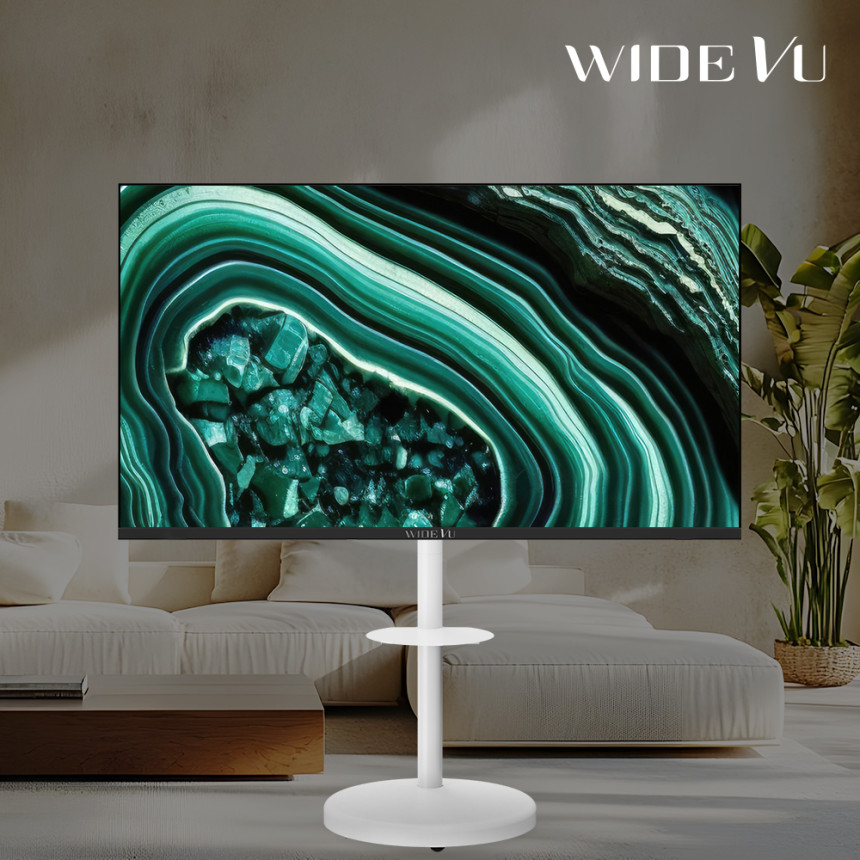 와이드무빙뷰 삼탠바이미 셋트 QLED 215cm(85인치) UHD 4K 스마트 이동식 TV 중소바이미 셀프설치가능