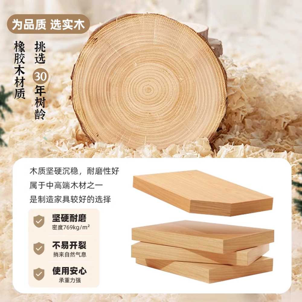 접이식 원목 책상 폴딩 컴퓨터 공간활용 가정용 미니 80cm / 월넛 - 상세 이미지 5
