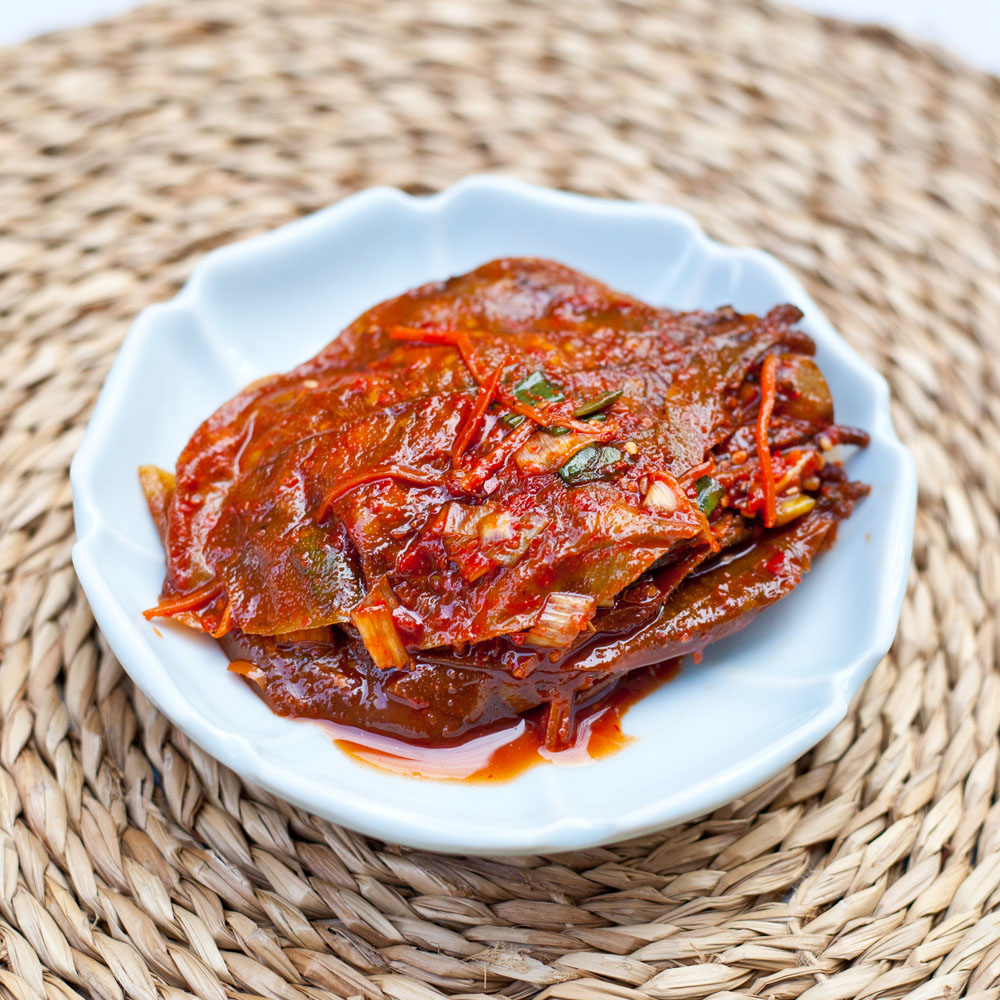 양념 단풍 노란 콩잎장아찌 국산 1kg 태광 - 상세 이미지 5