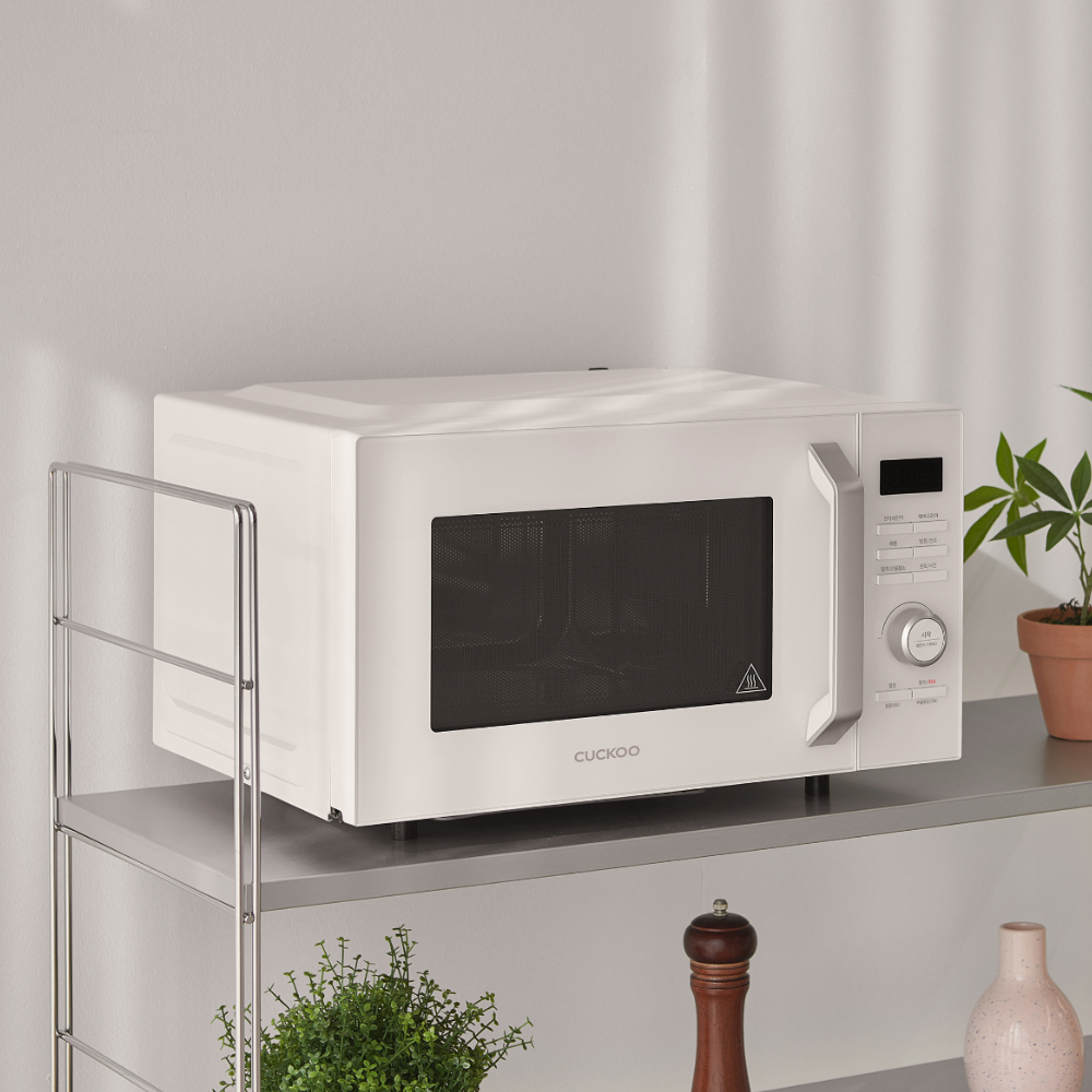 쿠쿠 복합오븐레인지 에어레인지 전기오븐 CMW-KO2510EW (25L, 그레이스화이트)