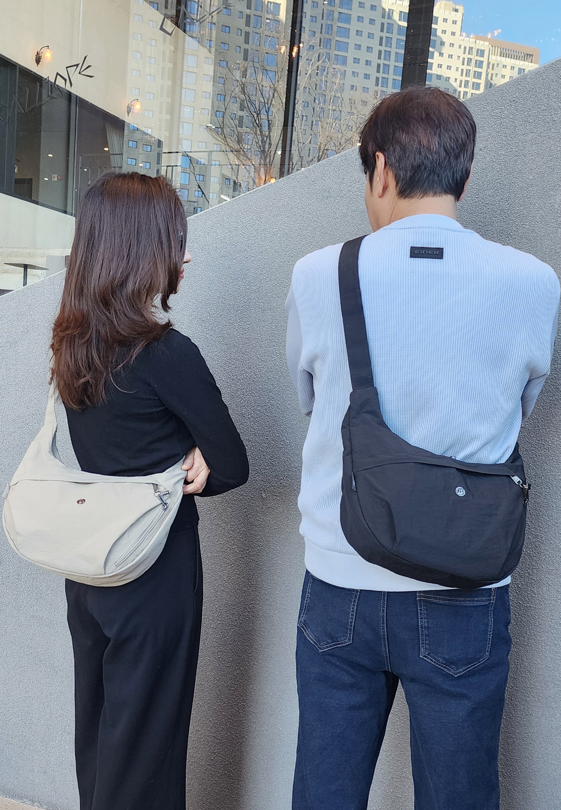 BOBO 유럽여행용 크로스백 도난방지 슬링백 RFID차단 소매치기방지 일본 가방 B6308 상품 이미지