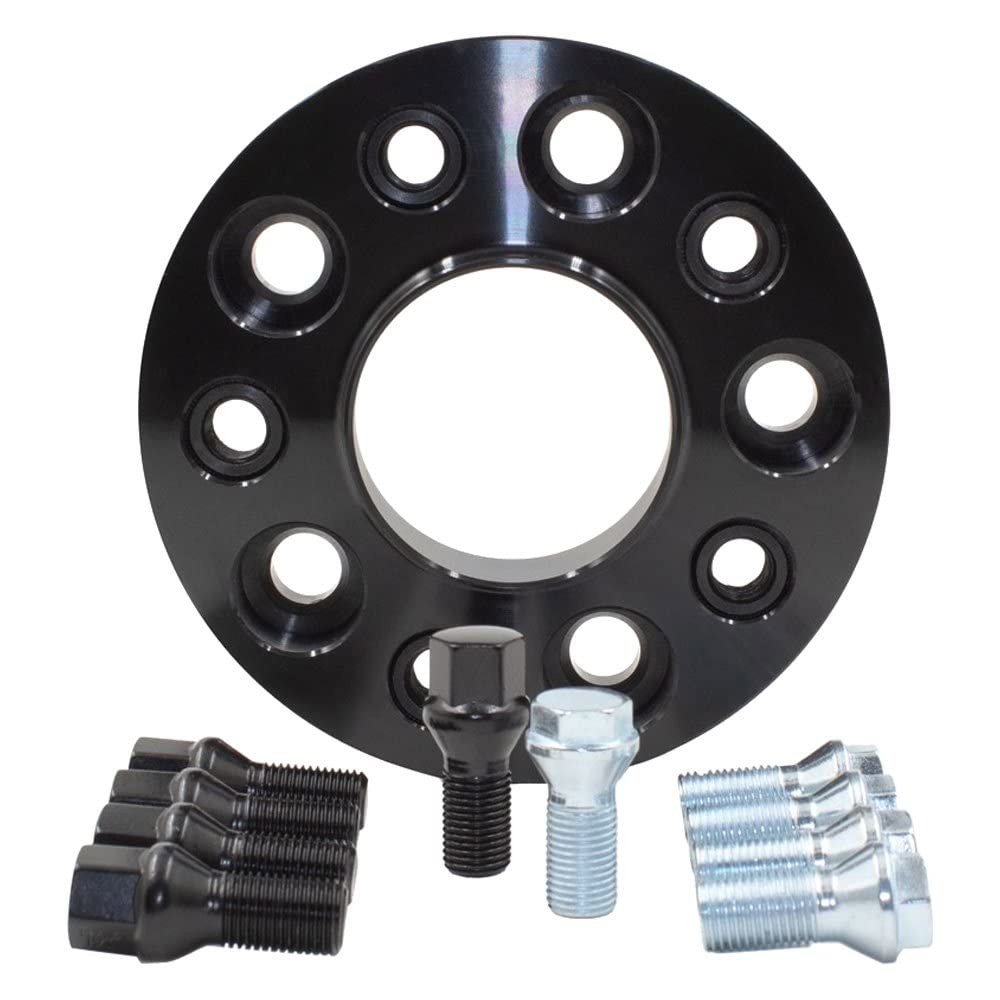 튜너 허브 Centric 유럽 차량 휠 두께 1.50 1개, 30mm 볼트 74.10mm PCD 및 크롬 M12 BMW에 스페이서 120mm 패턴 on 5 적합 - 상품 이미지