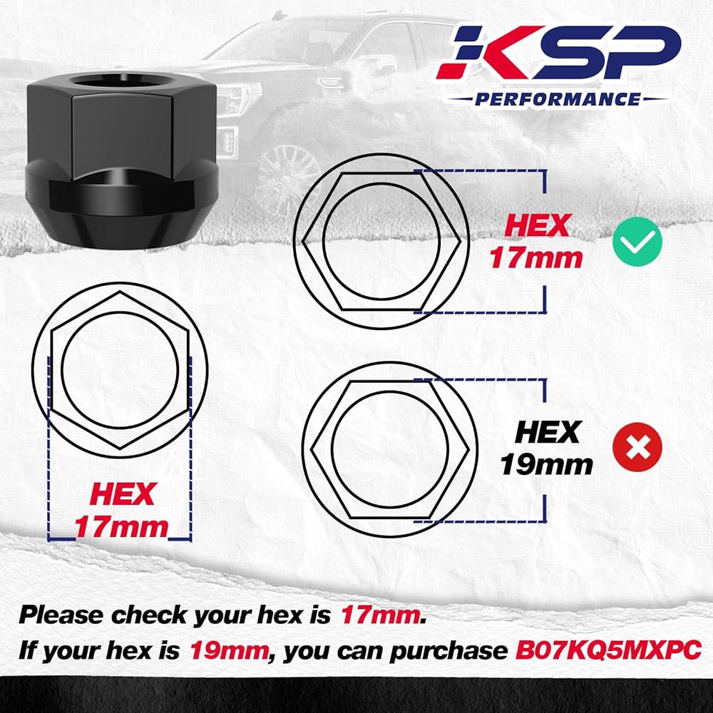 KSP M10x1.25 오픈 엔드 에이콘 너트 캔암 너트, 16피스 휠 러그 가와사키 육각 17mm TRX 폴라리스 레니게이드 0.6인치(16mm) 커맨더 KVF KAF 아웃랜더 - 상세 이미지 3