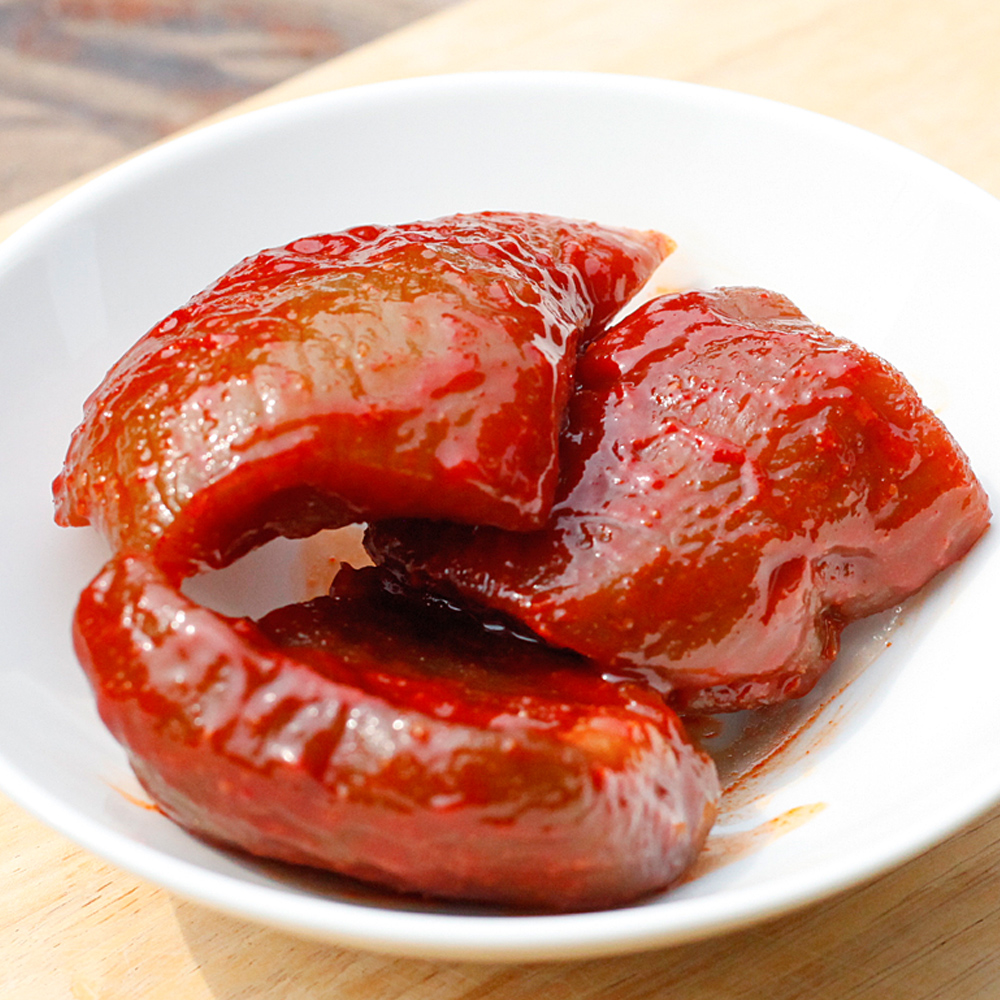 무장아찌 고추장 무짠지 노인 어르신 반찬 순창 민속 500g - 상세 이미지 4