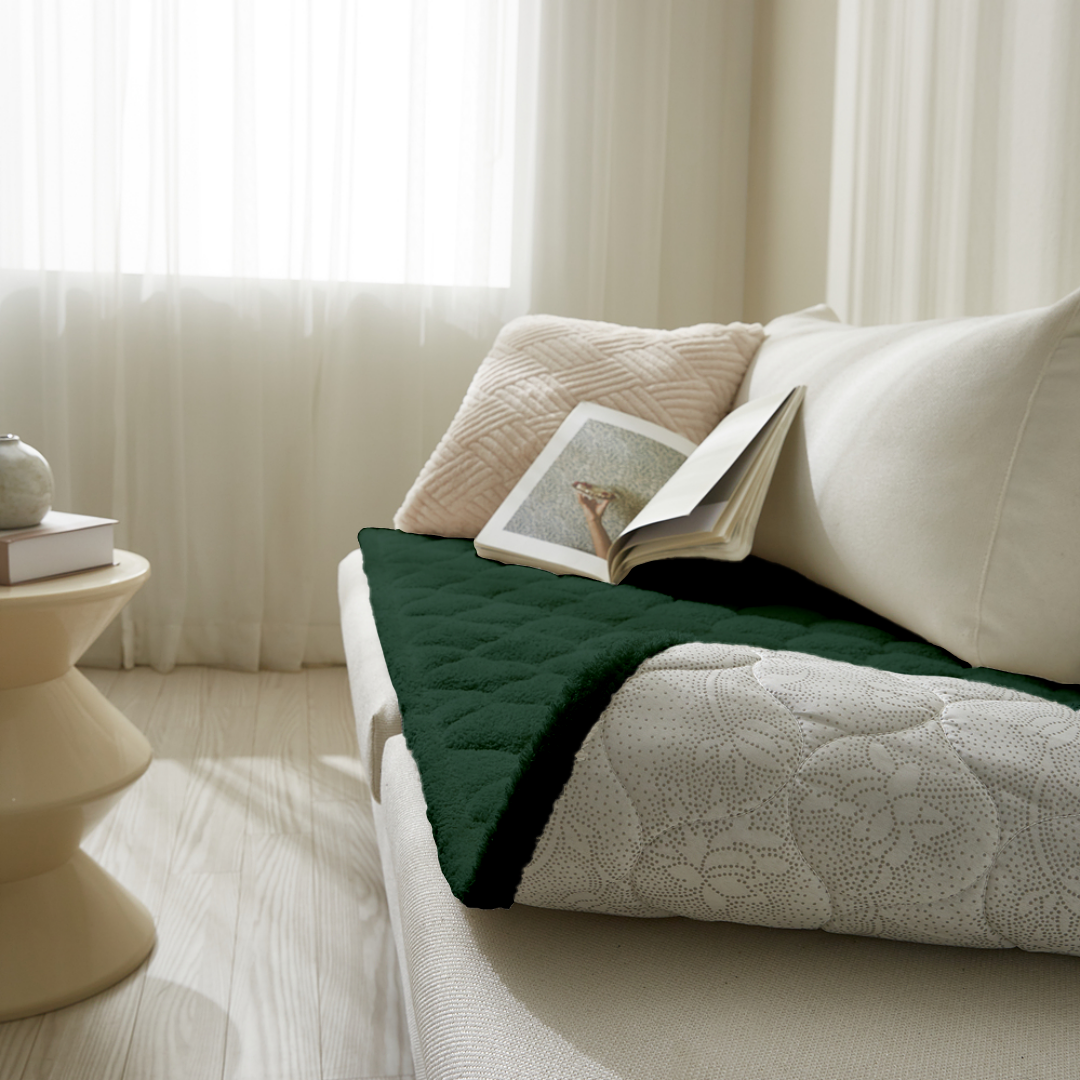 호이데코 라쎄 토퍼 쇼파패드 딥 그린, 60x120(2인용)