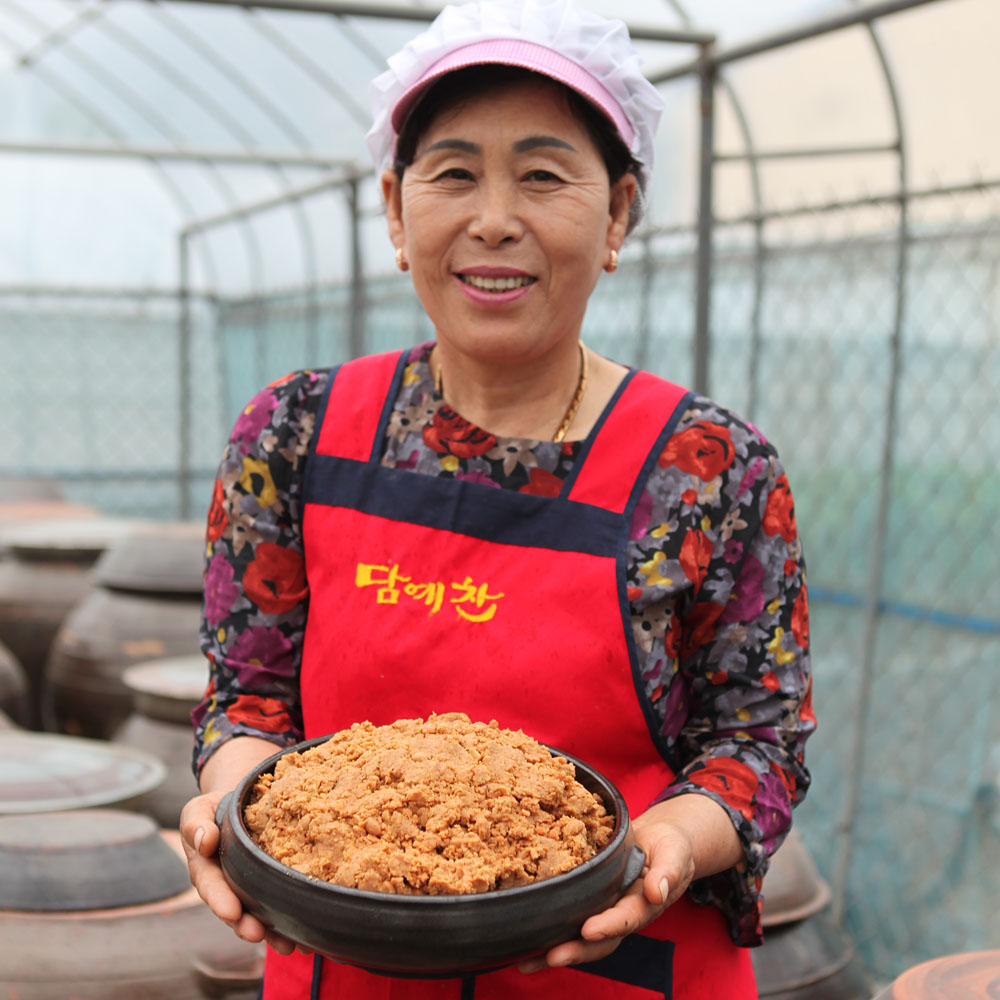 순창재래식된장 한식 시골 조선 맛있는 국산콩 1kg  담예찬 - 상품 이미지