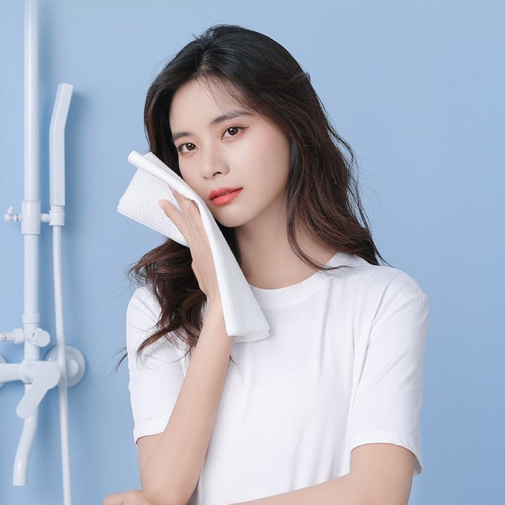 엠보싱 순면 일회용수건 샤워타올 - 상품 이미지