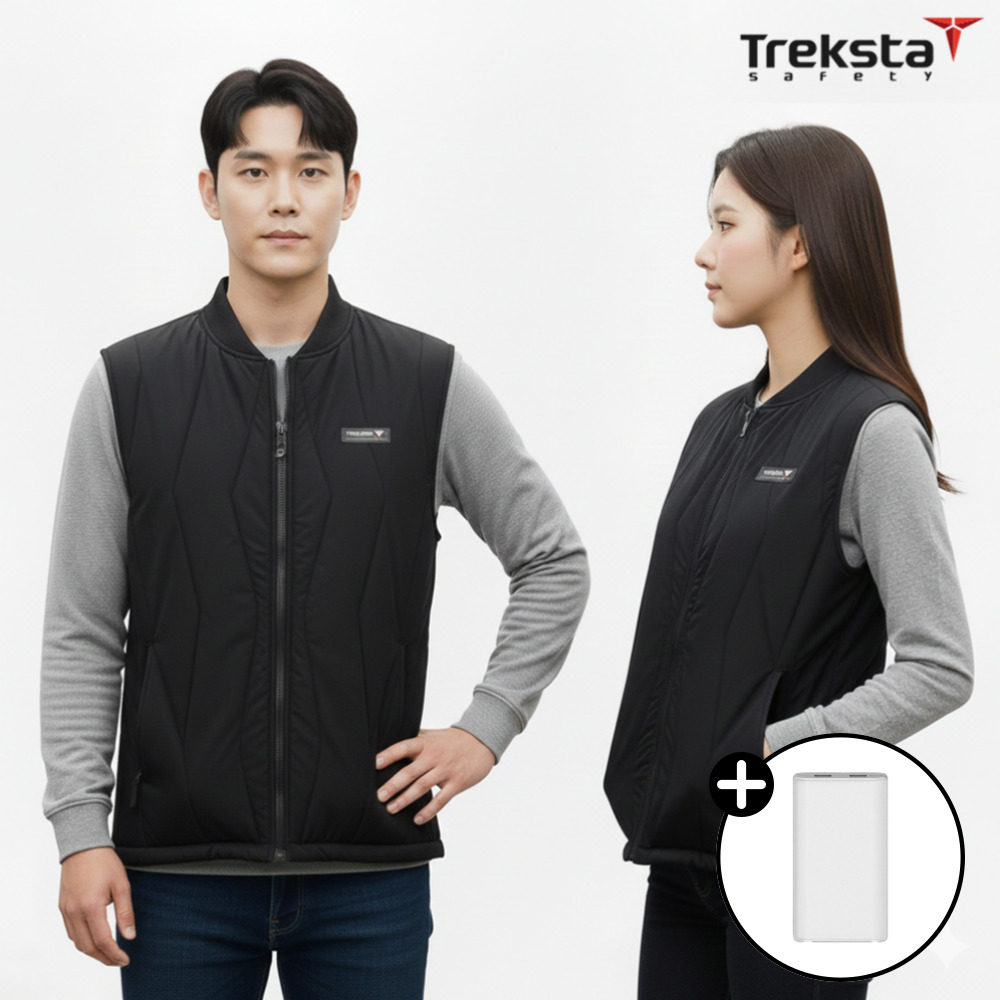 트렉스타 USB 발열조끼 온열 열선 방한 패딩 조끼