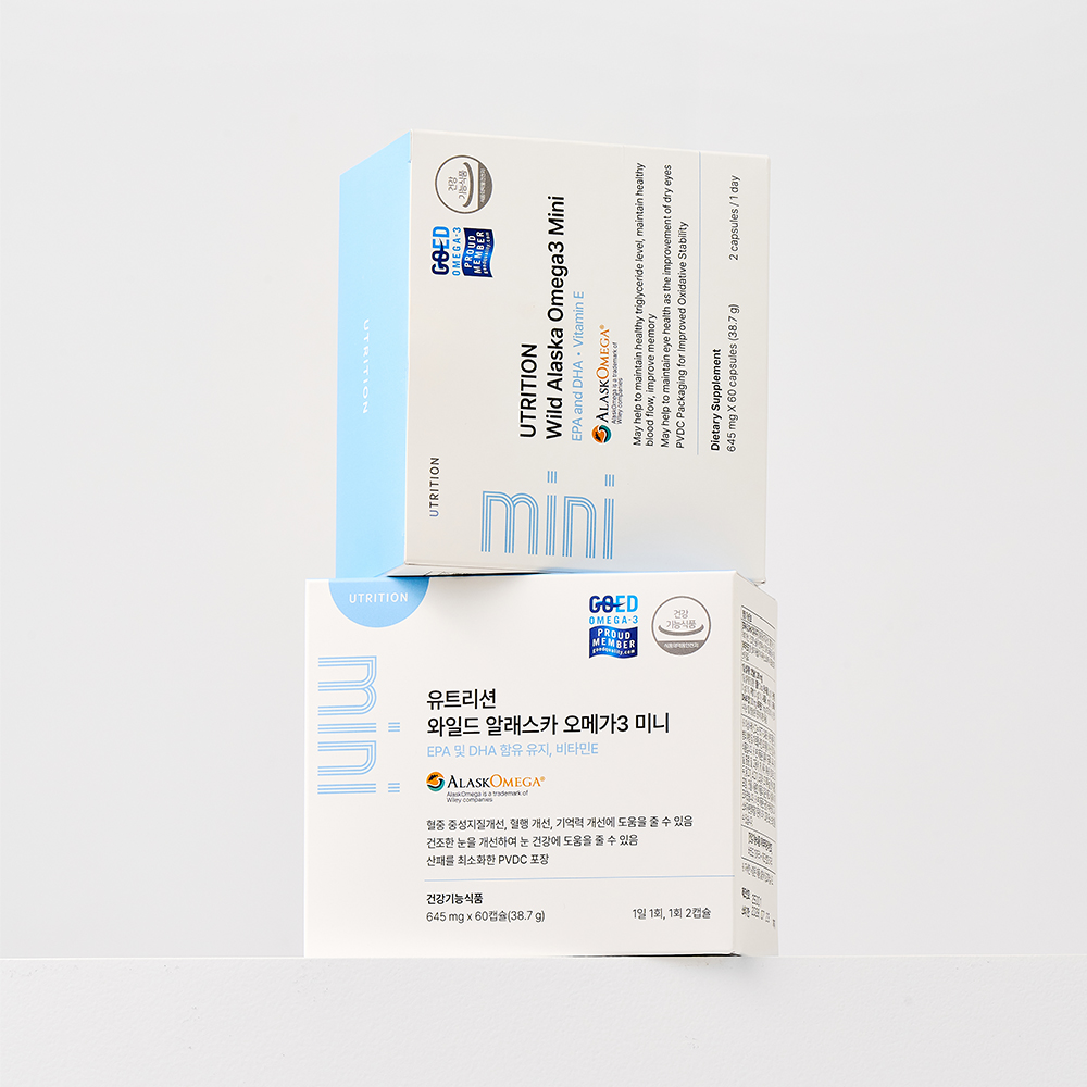 유트리션 와일드 알래스카 오메가3 미니 ~42% OFF 공구 이미지
