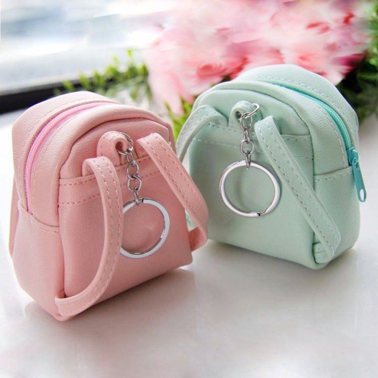 파스텔 페이크레더 미니백팩 파우치 미니파우치 백인백 화장품파우치 파우치백 생리대파우치 시크릿파우치 - 상품 이미지