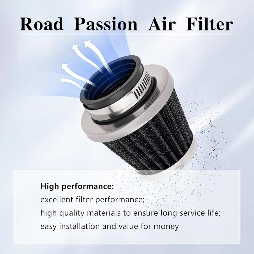 가와사키 스즈키 야마하 PZ24 PZ30 카뷰레터 모프드 로케타 타오토 GY6 125CC 150CC 200CC 더트 바이크 ATV 쿼드 스쿠터 고 카트 유니버설 에어 필터 교체 - 상세 이미지 3