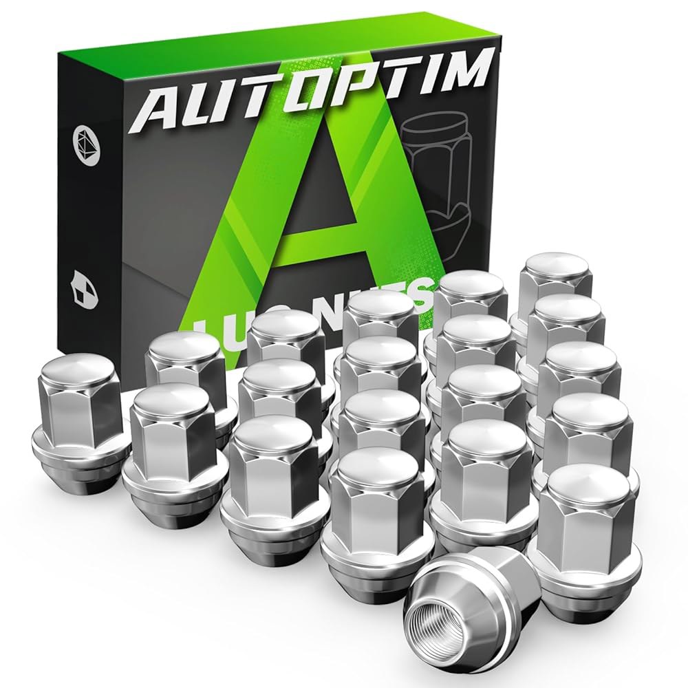 AUTOPTIM M14x1.5 OEM 러그 너트 20피스 너트, 교체품, 익스플로러 MKZ 611-007 엣지 Auti-Rust 포드 13/16인치 에비에이터 일체형 휠 MKX - 상품 이미지