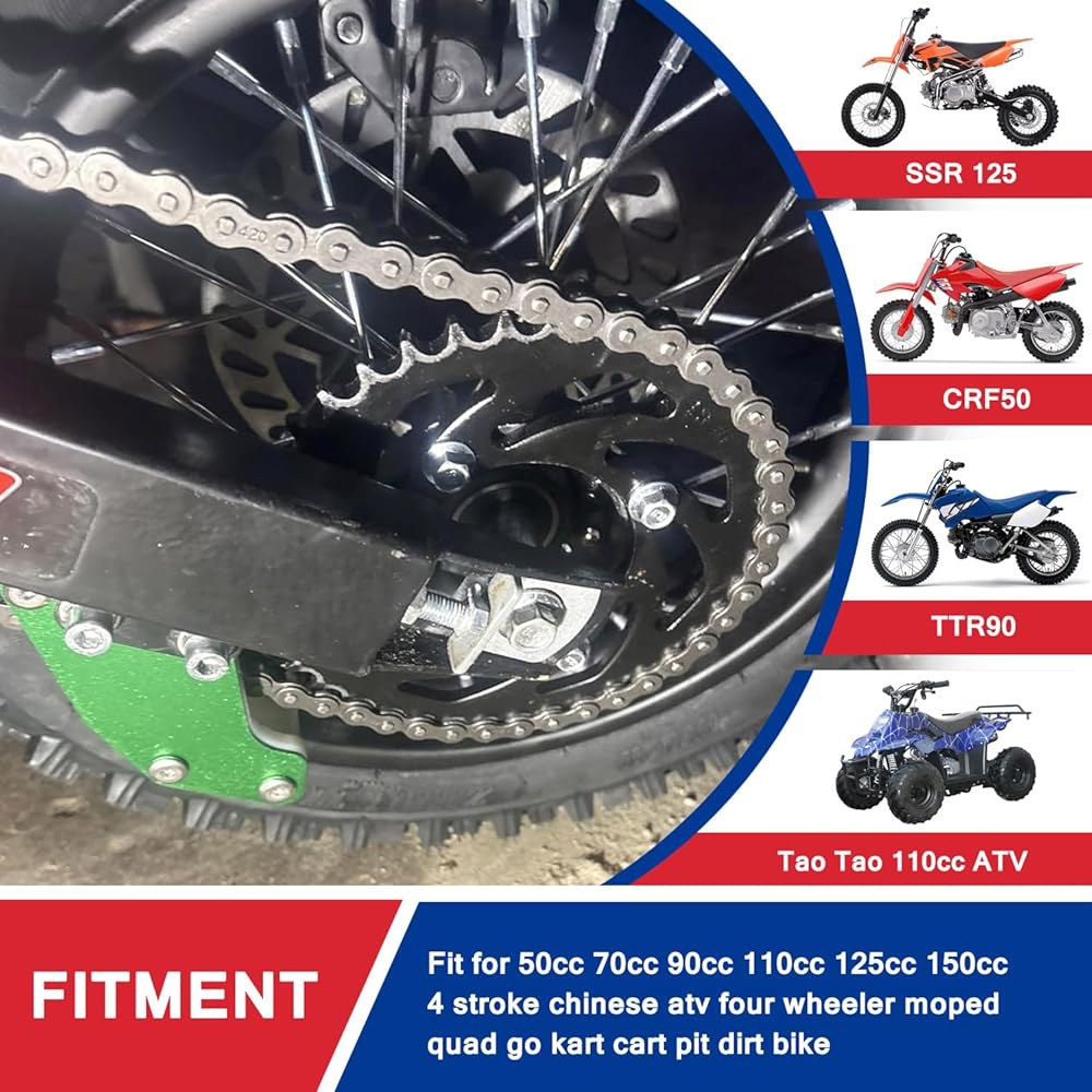 50cc 110cc 125cc CRF50 CRF70 CRF70F CRF80 XR50 XR70 XR80 TTR90 SSR 타오타오 쿨러 아폴로 중국 ATV 포휠러 고 카트 피트 더트 - 상세 이미지 2