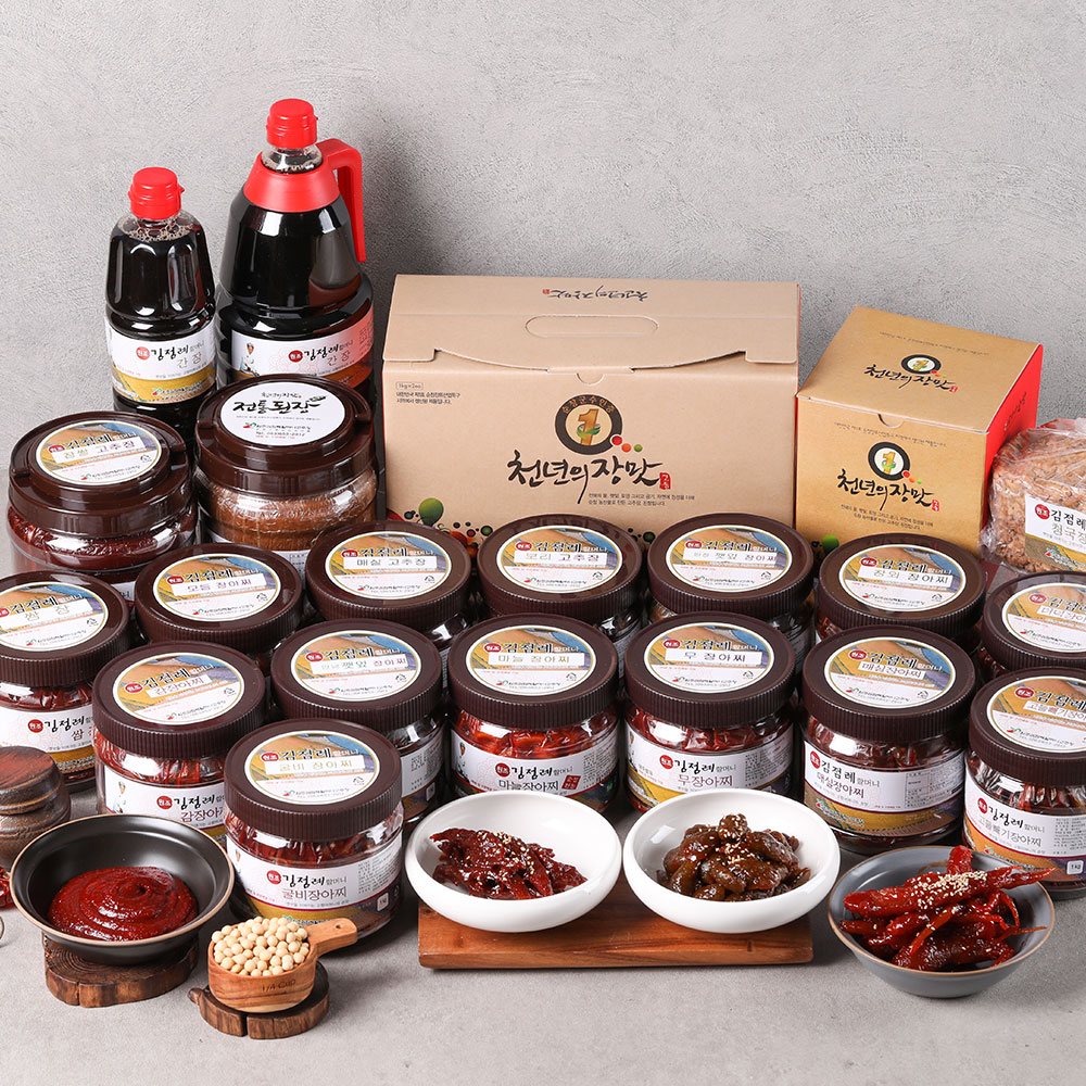 순창 전통 장아찌 1kg 원조김점례할머니고추장 - 상품 이미지