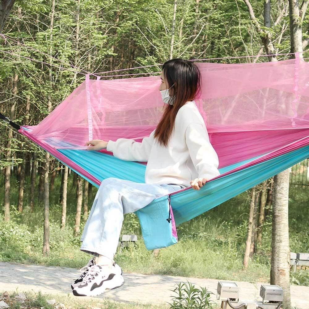 야외모기장해먹 해먹그물 모기장해먹그네 모기장커버 - 상품 이미지