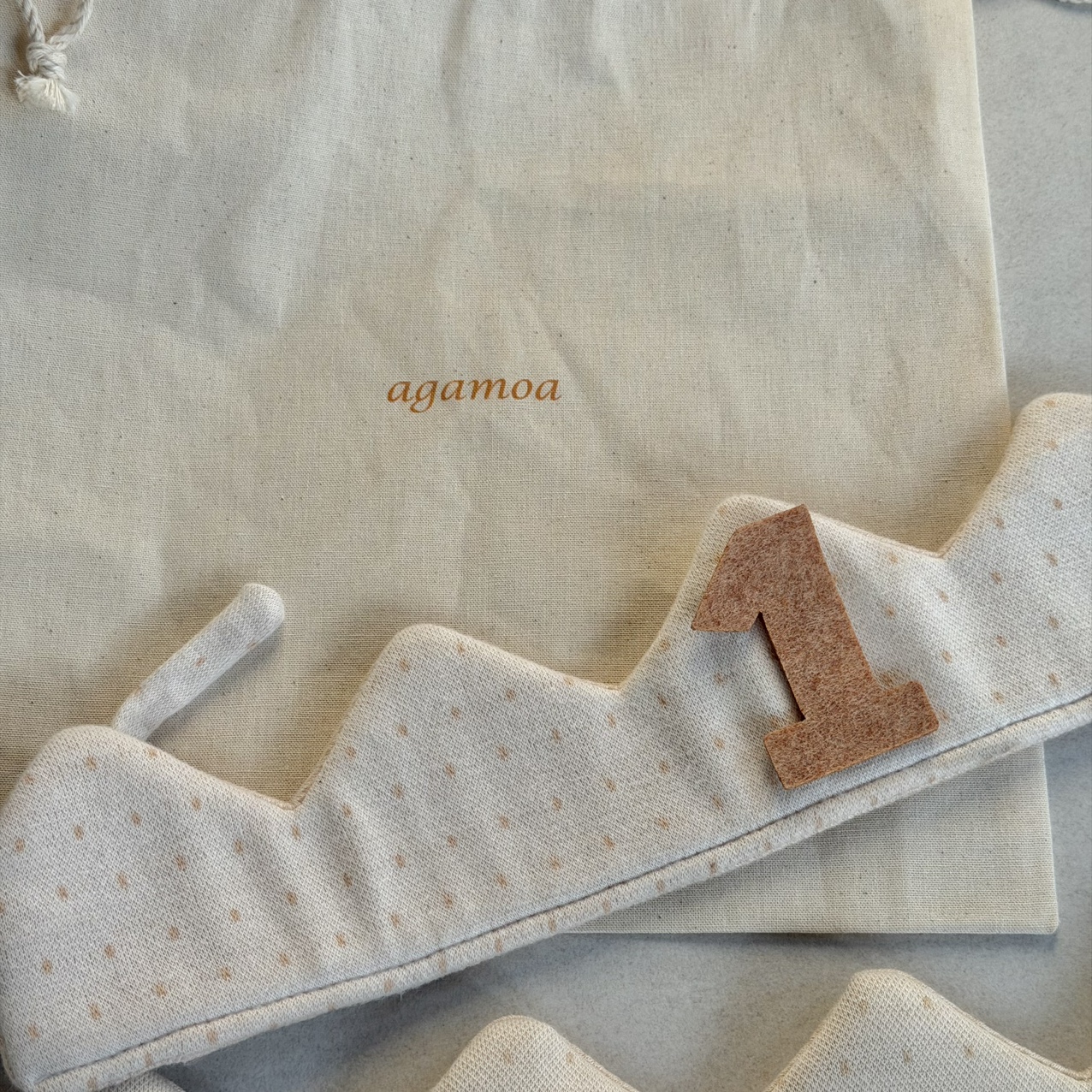 아가모아 아기 기념일 생일 왕관 머리띠 출산 임신 선물