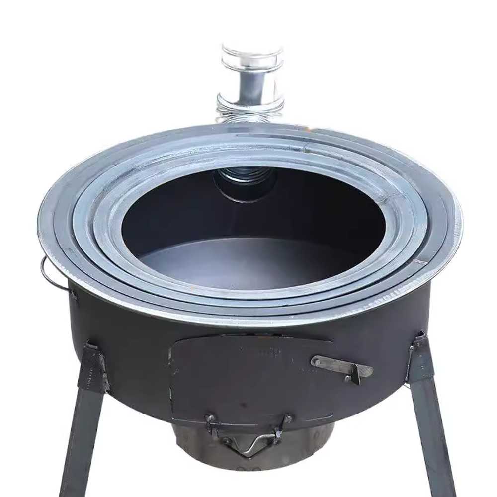 가마솥화덕 전원주택 숯불 시골 난로 냄비 스토브 35cm 1.5/6종 세트/화구 링 없음 - 상세 이미지 5