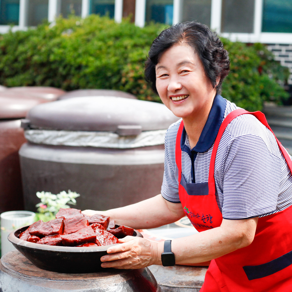 무짱아치 무우 썰어서 바로먹는 무장아찌 순창 성도집 - 상품 이미지