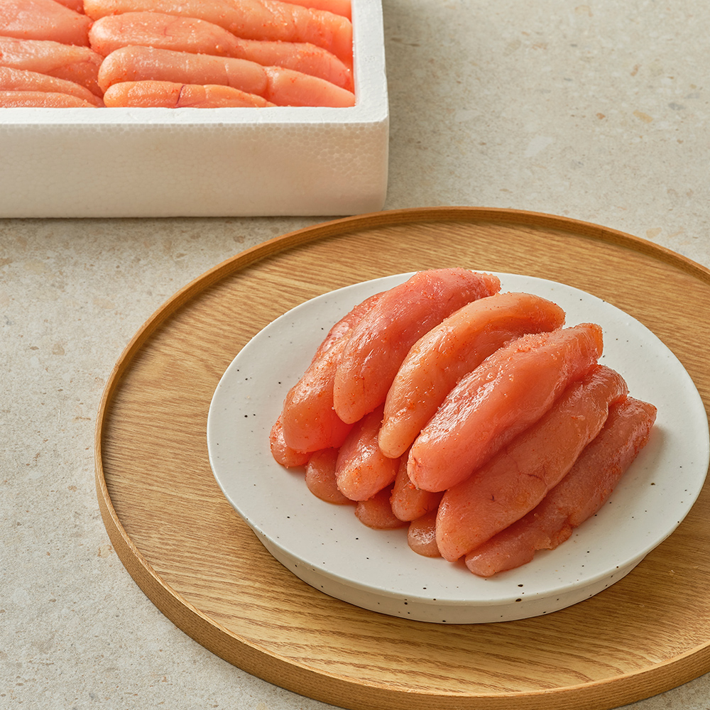 덕화명란 대용량 온명란 M 1kg (업소용 벌크 저염 무색소 무보존료 무발색제 요리용 실속 프리미엄) - 상세 이미지 2