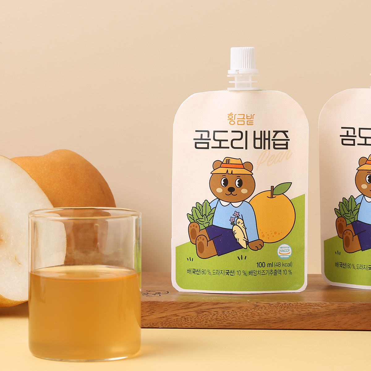 황금밭 곰보배추 도라지배즙 100mlx30팩 2박스 이미지 2