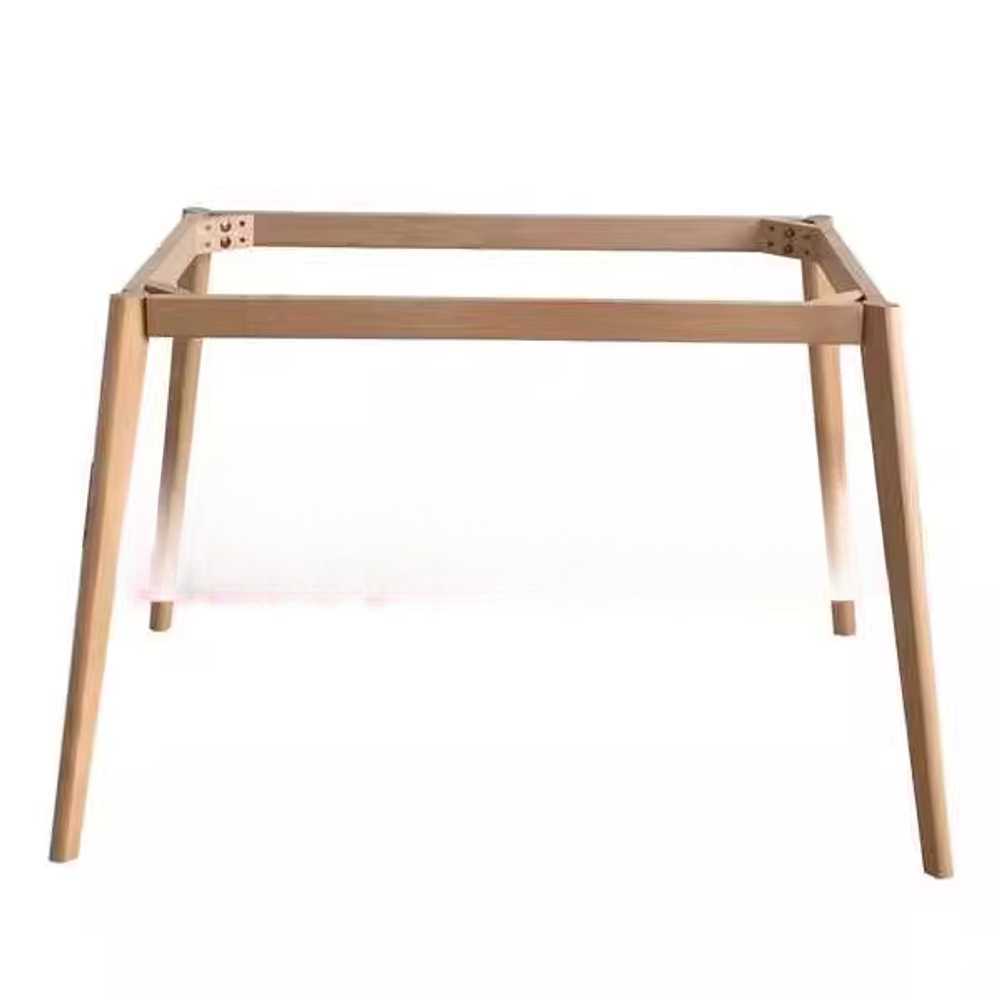 침대 가구 원목 테이블 다리 식탁 세트 우드슬랩 110x40x72cm-130x60cm - 상세 이미지 3