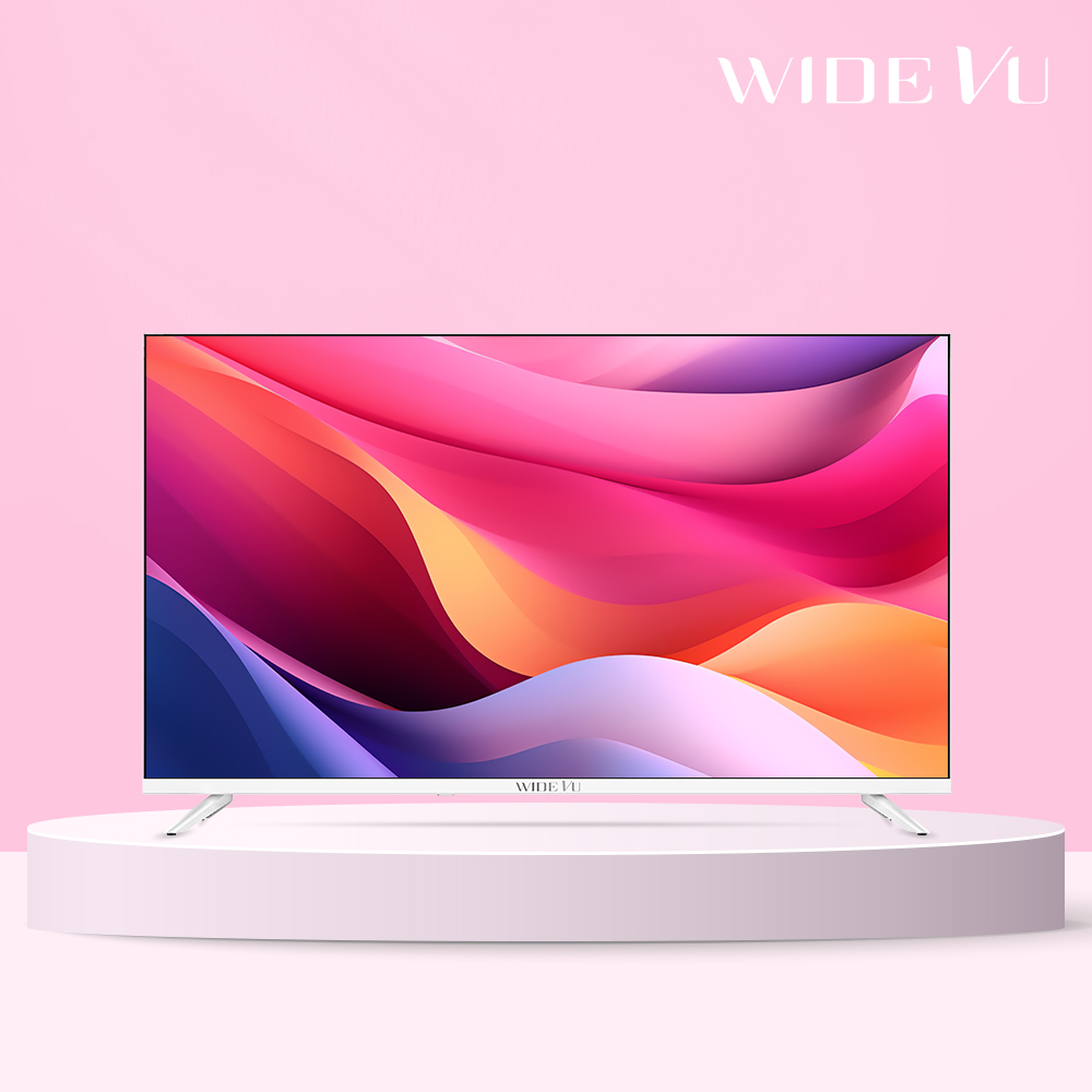 와이드뷰 81cm(32인치) HD 화이트색상 구글 스마트 TV GTWV320HD11 단품 택배 - 상품 이미지